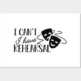 Actor Actress - I can't I have rehearsal Posters and Art